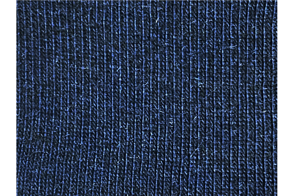 Fire Retardant Rib Fabric Navy Blue